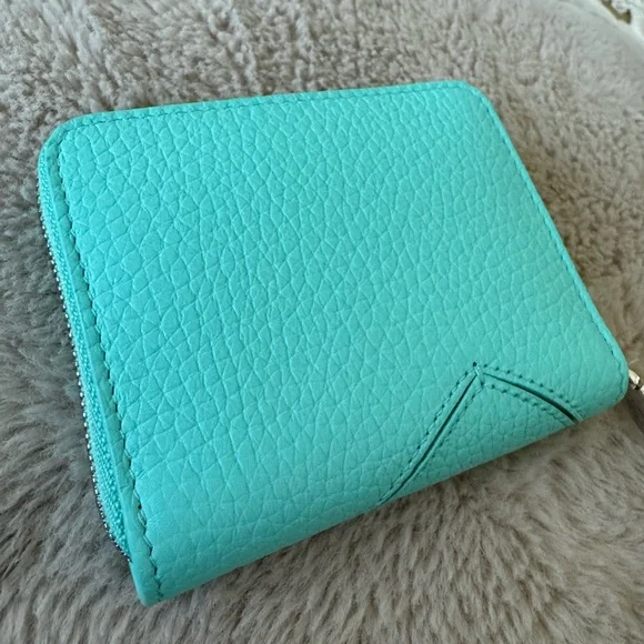 NEW Tiffany & Co Return To Tiffany Zip wallet Tiffany Blue - Picture 2 of 4